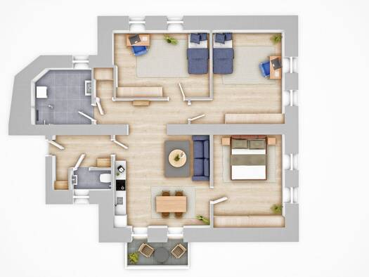Wohnung zur Miete 614 € 4 Zimmer 94 m² Steinfeldgasse 23 Gries Graz 8020