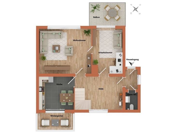 Einfamilienhaus zur Miete 1.500 € 5 Zimmer 107 m² 1.140 m² Grundstück frei ab 01.10.2026 Kröpelin 18236