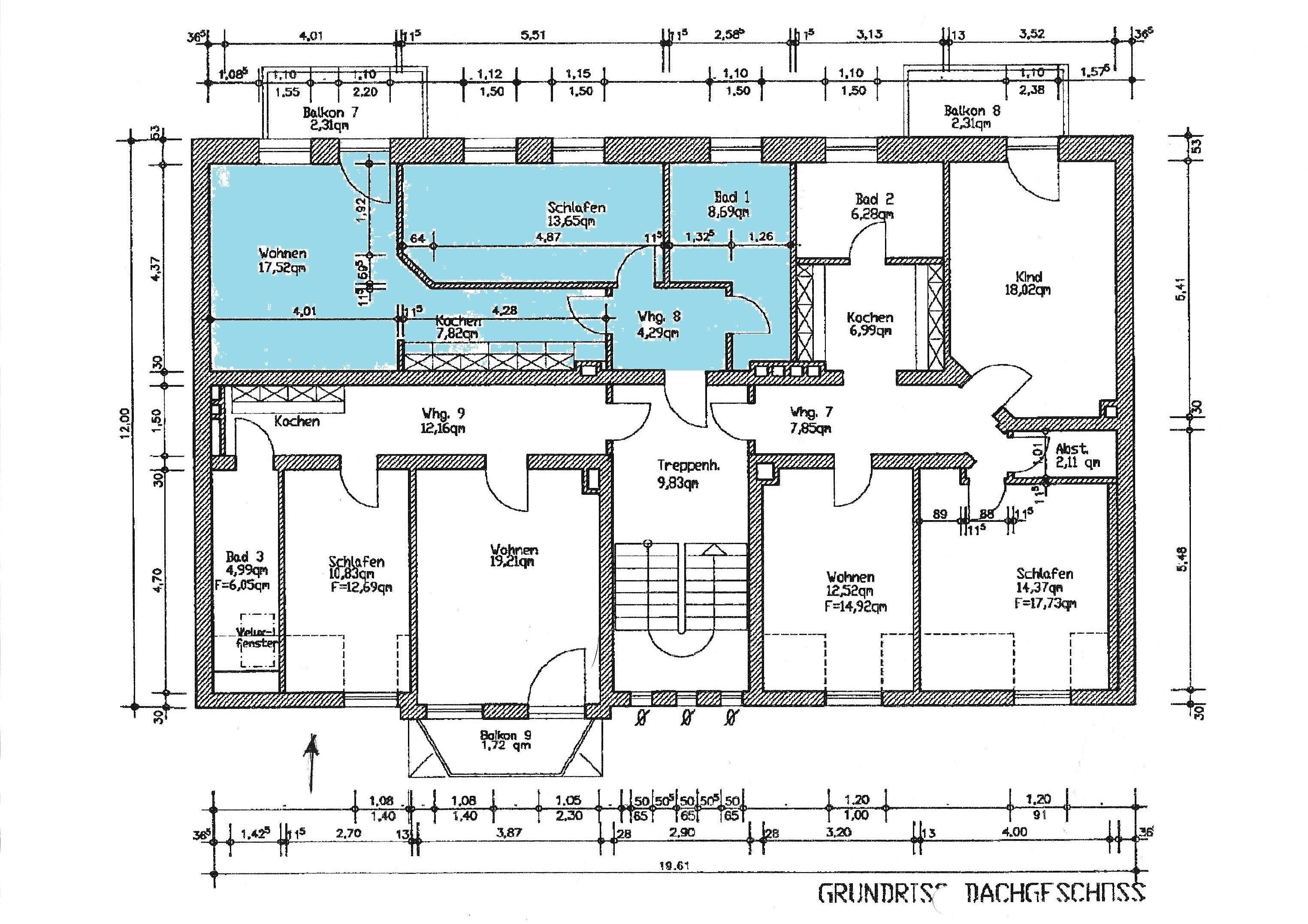 Wohnung zur Miete 419 € 2 Zimmer 53 m²<br/>Wohnfläche 5.<br/>Geschoss 01.01.2025<br/>Verfügbarkeit Lübecker-Straße 170 Weststadt Schwerin 19059