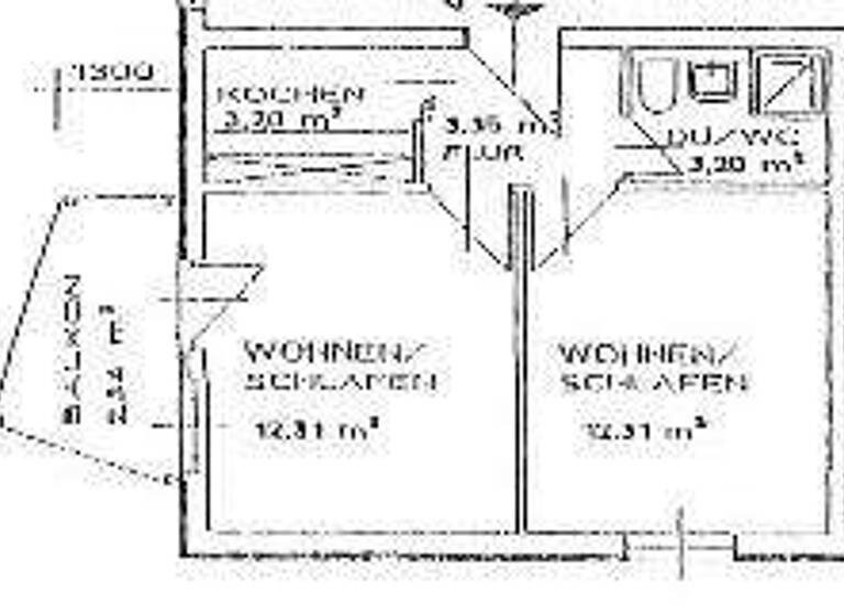 WG-Zimmer zur Miete 330 € 2 Zimmer 36,7 m² frei ab sofort Ilmenau 98693