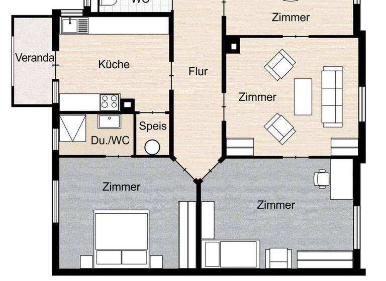 Wohnung zum Kauf 495.000 € 4 Zimmer 100 m² Mitte Ludwigsburg 71634