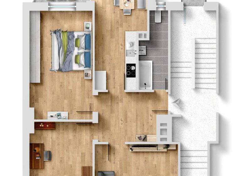 Wohnung zum Kauf 385.000 € 3 Zimmer 80,1 m² frei ab sofort Derendorf Düsseldorf 40476