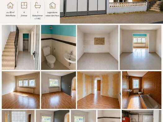 Einfamilienhaus zur Miete 750 € 3 Zimmer 80 m² 500 m² Grundstück frei ab sofort Erbstadt Nidderau 61130