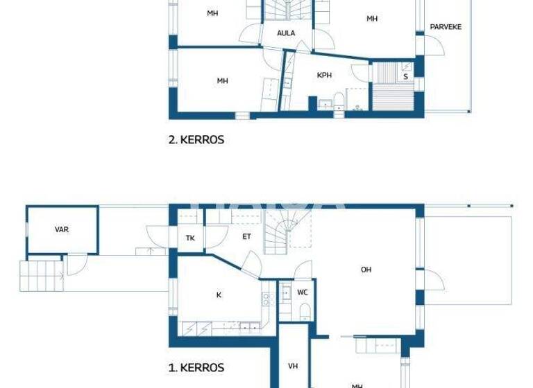 Reihenmittelhaus zum Kauf 389.000 € 5 Zimmer 112 m² 10.964 m² Grundstück Uittamontie 63 Turku 20810
