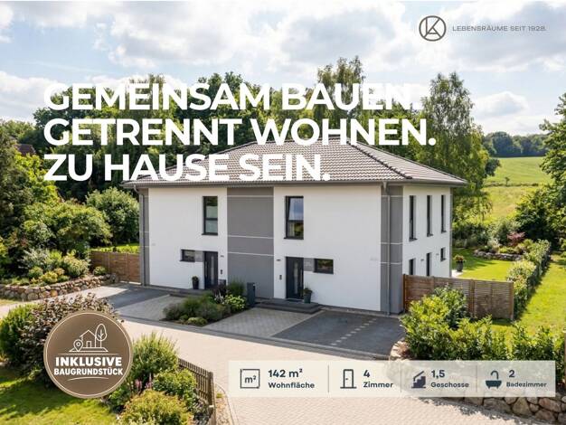 Doppelhaushälfte zum Kauf 674.450 € 5 Zimmer 142 m² 525 m² Grundstück Klausdorf Schwentinental 24222