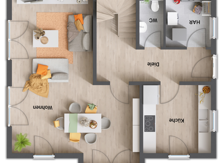 Einfamilienhaus zum Kauf provisionsfrei 481.390 € 4 Zimmer 131 m² 600 m² Grundstück Siedlerweg 46 Dröschederfeld Iserlohn 58638