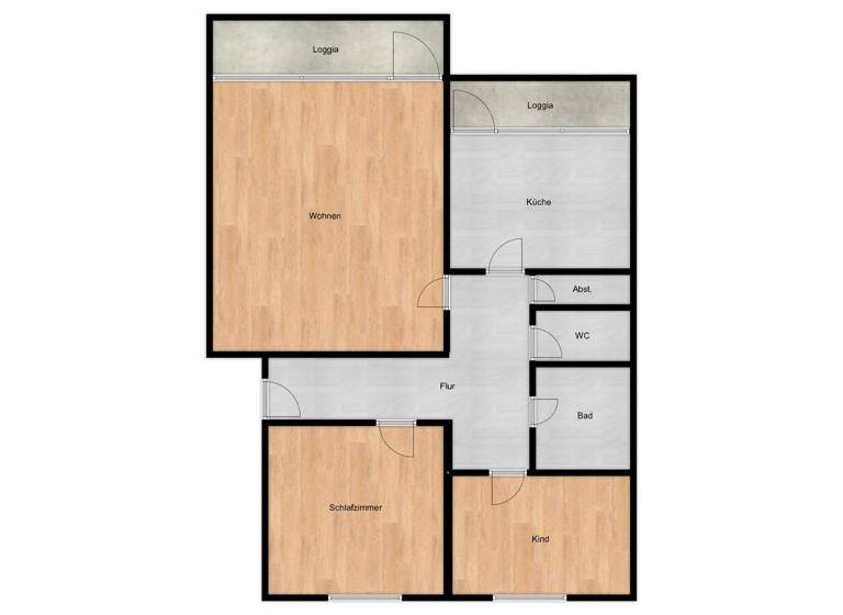 Wohnung zum Kauf 185.000 € 3 Zimmer 92 m²<br/>Wohnfläche EG<br/>Geschoss Bad Bentheim Bad Bentheim 48455