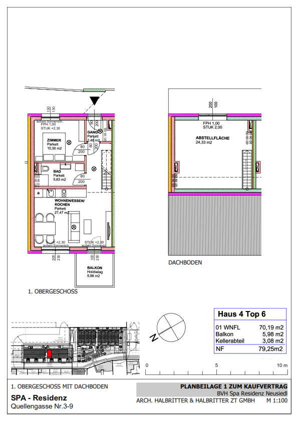 Wohnung zum Kauf 433.700 € 2 Zimmer 70,2 m²<br/>Wohnfläche Neusiedl am See 7100