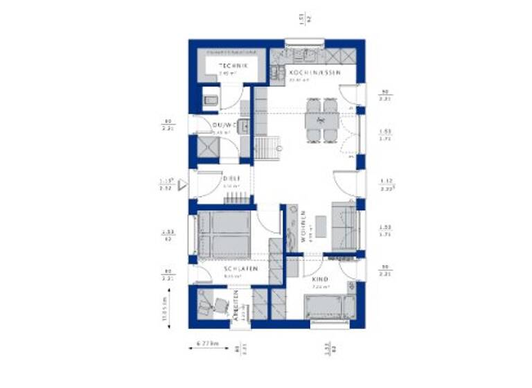 Einfamilienhaus zum Kauf 424.061 € 4 Zimmer 87 m² 310 m² Grundstück Plaußig-Portitz Leipzig 04349