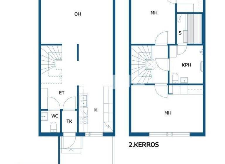 Reihenmittelhaus zum Kauf 120.000 € 3 Zimmer 86,5 m² 2.190 m² Grundstück Kurikankatu 6 Vaasa 65350