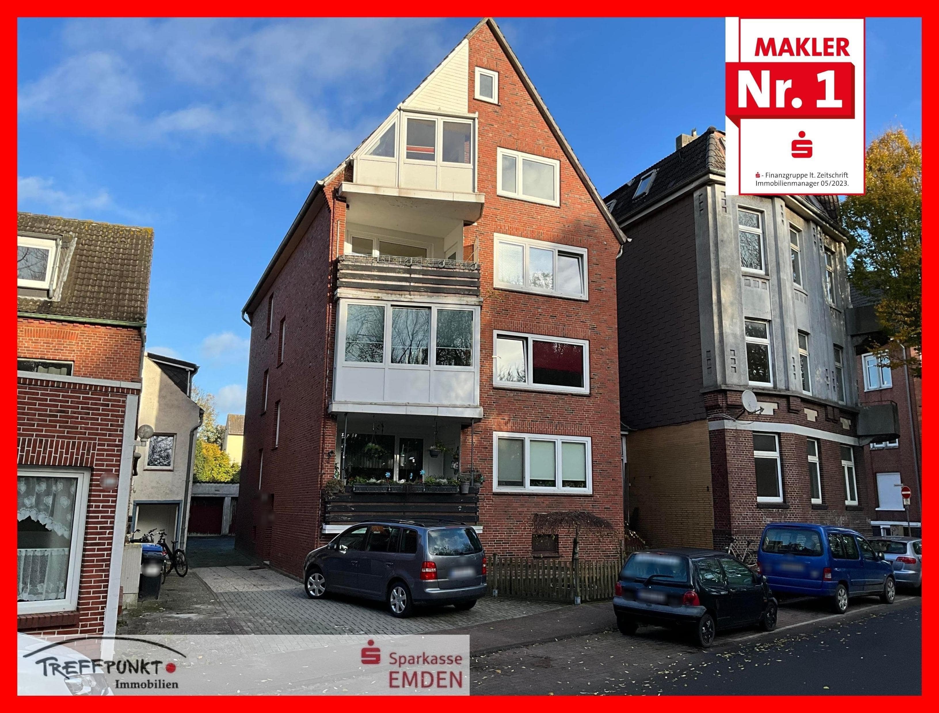 Wohnung zum Kauf 119.000 € 4 Zimmer 86 m²<br/>Wohnfläche 1.<br/>Geschoss Barenburg Emden 26721