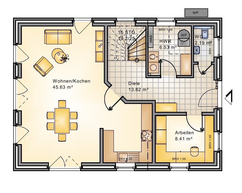 Einfamilienhaus zum Kauf 563.450 € 5 Zimmer 155 m²<br/>Wohnfläche 557 m²<br/>Grundstück Etzhorn Oldenburg / Etzhorn 26125