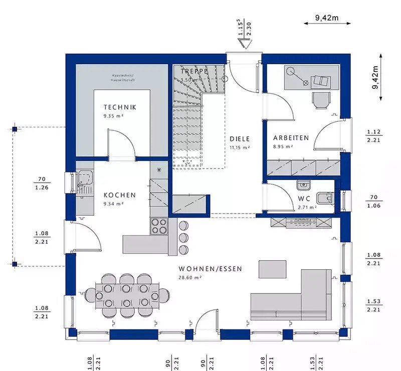 Haus zum Kauf 521.613 € 5 Zimmer 144 m²<br/>Wohnfläche 690 m²<br/>Grundstück Dittelbrunn Dittelbrunn 97456