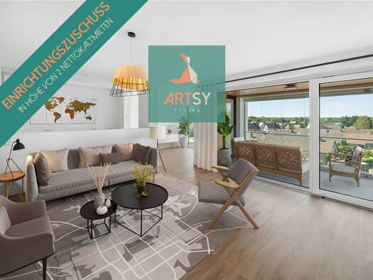 Wohnung zur Miete - Erstbezug 1.160 € 3 Zimmer 118,7 m² 1. Geschoss frei ab sofort Schulenburgallee 89 Tiergartenbreite Wolfsburg 38448