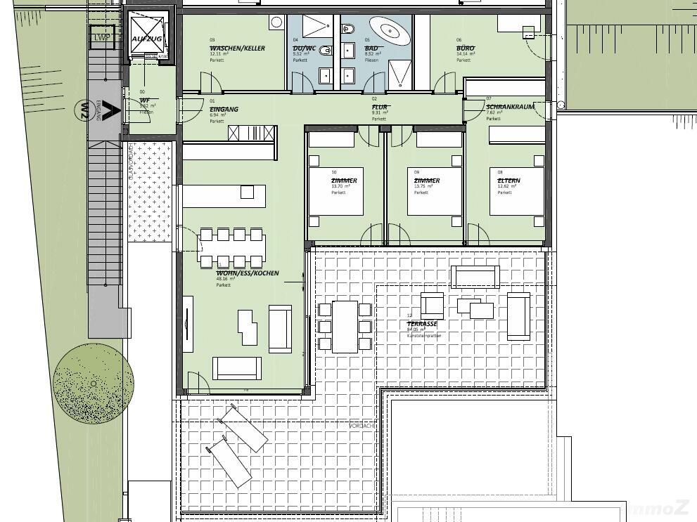 Wohnung zum Kauf 1.071.725 € 5 Zimmer 157 m²<br/>Wohnfläche Geidorf Graz 8043