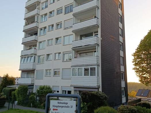 Wohnung zur Miete 550 € 2,5 Zimmer 62 m² Geschoss 2/7 frei ab sofort Königsberger Straße 37 Hackenberg Bergneustadt 51702