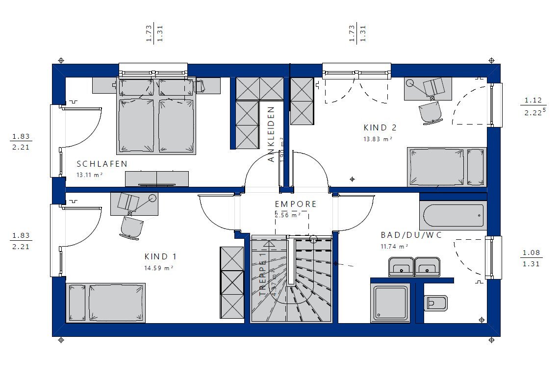 Doppelhaushälfte zum Kauf 889.100 € 5 Zimmer 130 m²<br/>Wohnfläche 266 m²<br/>Grundstück Rosenheim 83024