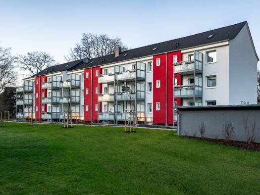 Wohnung zur Miete nur mit Wohnberechtigungsschein 366 € 3,5 Zimmer 61,2 m² 2. Geschoss frei ab 01.12.2026 Schlachthofstr. 131 Röttgersbach Duisburg 47167