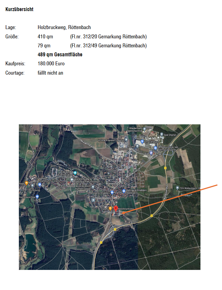 Grundstück zum Kauf provisionsfrei 180.000 € 489 m²<br/>Grundstück Holzbruckweg Röttenbach Röttenbach 91187