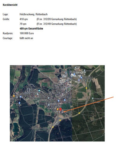 Grundstück zum Kauf provisionsfrei 180.000 € 489 m² Grundstück Holzbruckweg Röttenbach Röttenbach 91187