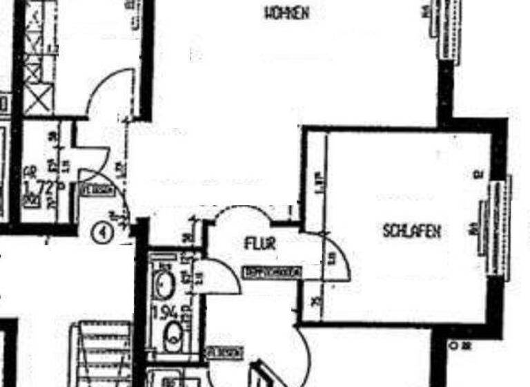 Wohnung zum Kauf 125.000 € 3 Zimmer 81,3 m² 1. Geschoss Eisenach 99817