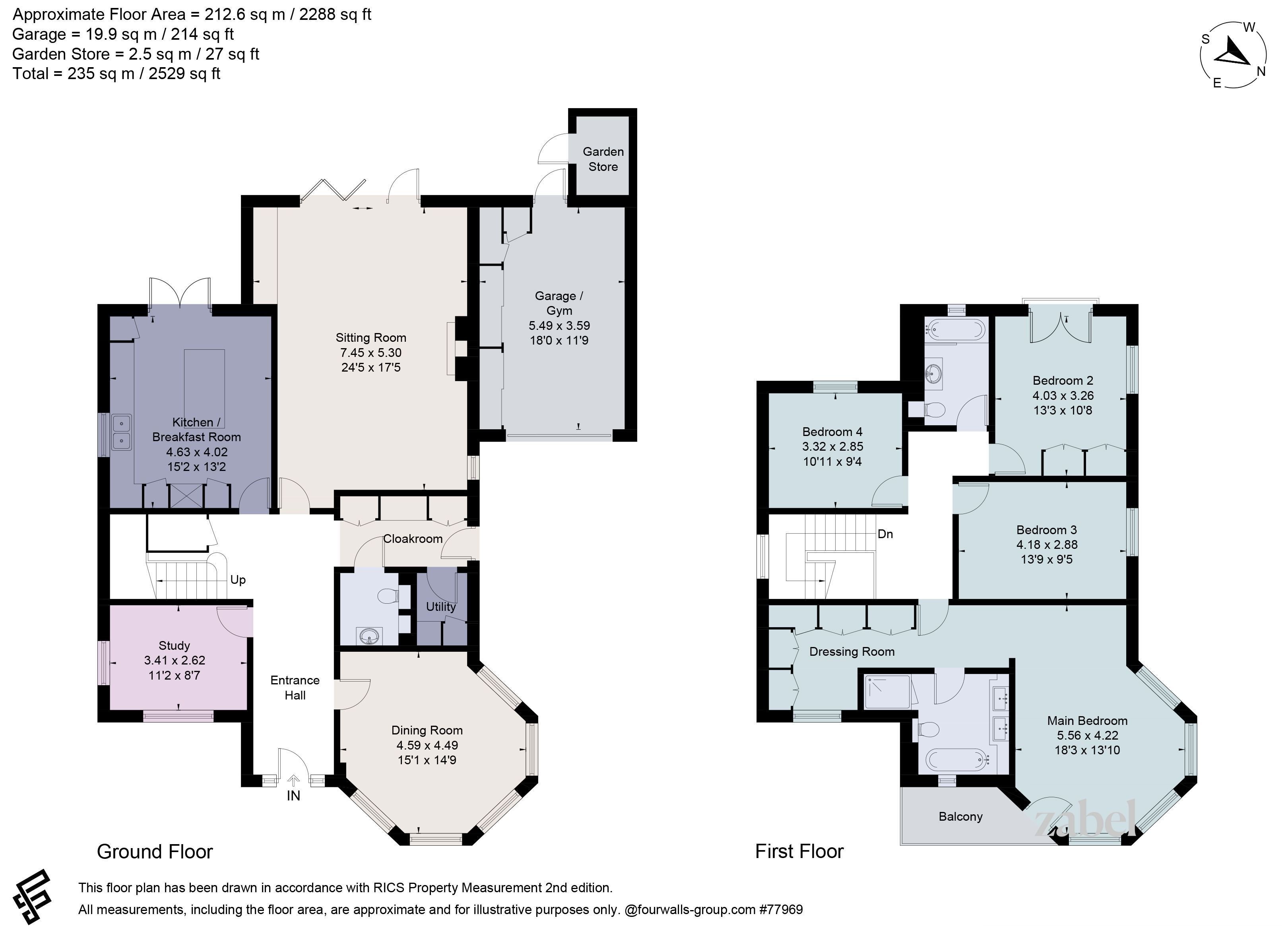 Haus zum Kauf provisionsfrei 2.704.725 € 5 Zimmer 212,6 m²<br/>Wohnfläche Hertsmere WD23 1XB