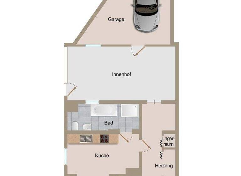 Reihenmittelhaus zum Kauf 140.000 € 4 Zimmer 100 m² 135 m² Grundstück Jeßnitz 06800