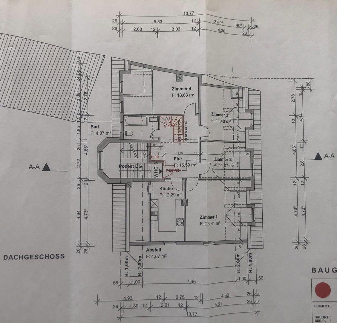 Wohnung zur Miete 1.400 € 3,5 Zimmer 103 m²<br/>Wohnfläche 3.<br/>Geschoss Alpenstr. 10 Waldeck - Schule 4 Singen 78224