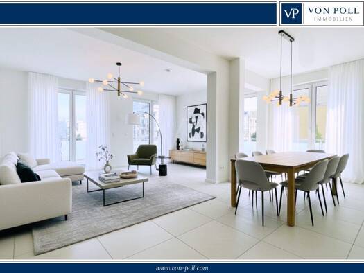 Wohnung zur Miete 1.933 € 2 Zimmer 90,5 m² 1. Geschoss Pankow Berlin 13189