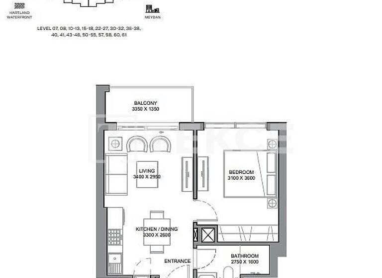 Studio zum Kauf 467.000 € 2 Zimmer 65 m² 2. Geschoss Dubai