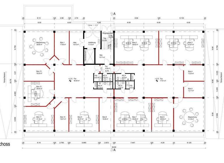 Bürofläche zum Kauf 4.150.000 € 2.391,7 m² Bürofläche Oberhaching 82041