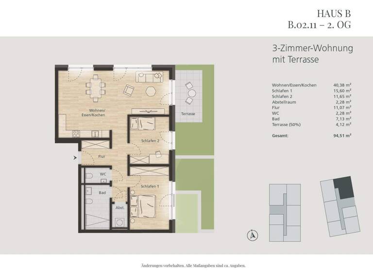 Wohnung zum Kauf 477.719 € 3 Zimmer 94 m² 2. Geschoss Waldshut 79761