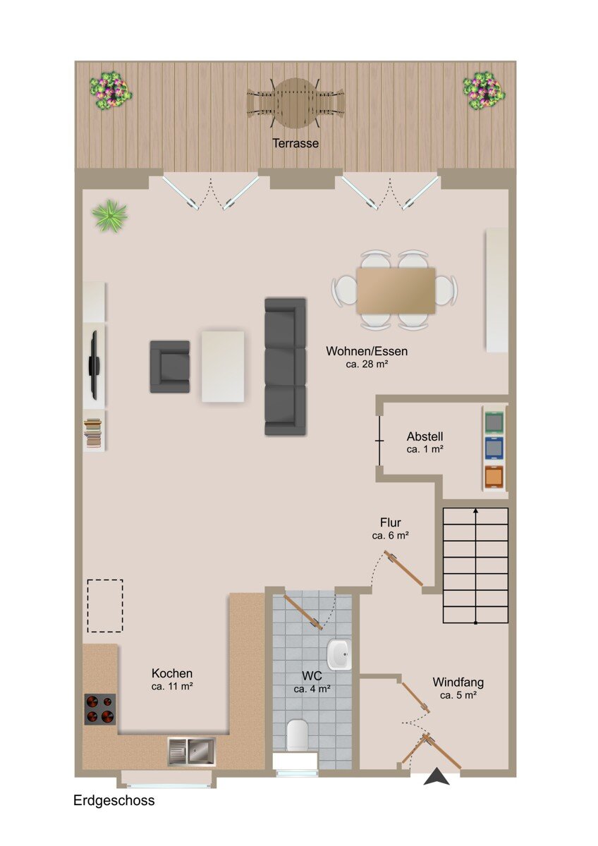 Reihenendhaus zum Kauf 295.000 € 4 Zimmer 105,7 m²<br/>Wohnfläche 475 m²<br/>Grundstück Hahnstückenweg 37f Bitterfeld Bitterfeld-Wolfen/ Bitterfeld 06749