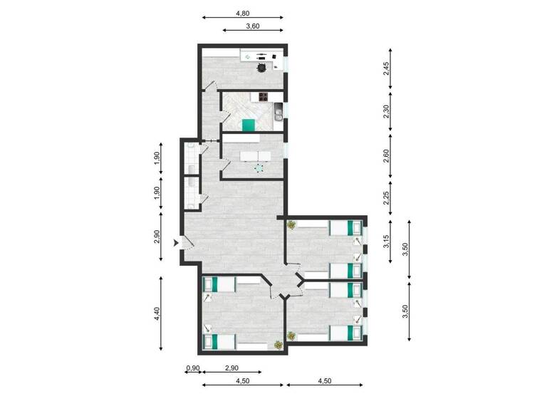 Bürofläche zur Miete 1.606 € 123,5 m² Bürofläche Buckow Berlin 12351