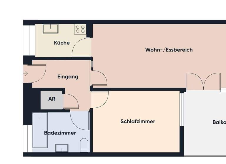 Wohnung zur Miete 1.018 € 2 Zimmer 52,5 m² 2. Geschoss Seestraße 9 Bregenz 6900
