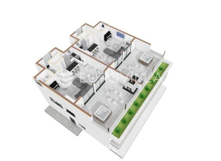 Wohnung zum Kauf 440.000 € 3 Zimmer 166 m² 1. Geschoss Ulica Bribirskih knezova Sibenik