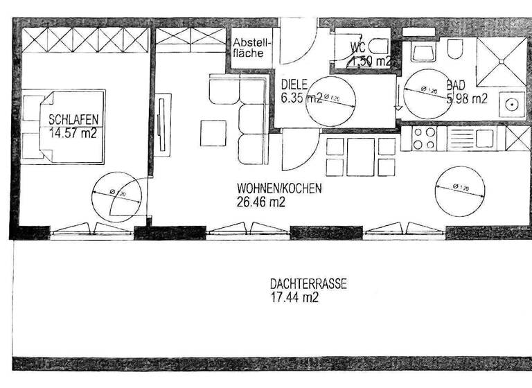 Penthouse zum Kauf 289.000 € 2 Zimmer 72,3 m² 4. Geschoss frei ab sofort Nopitschstraße 27 Schweinau Nürnberg 90441