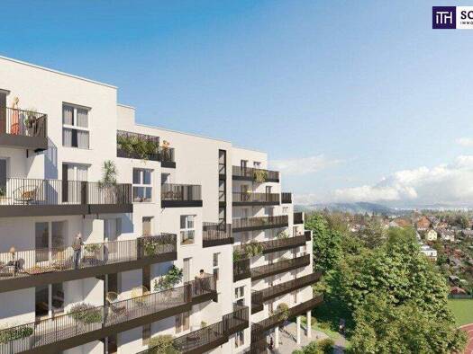 Wohnung zum Kauf - Erstbezug 182.320 € 2 Zimmer 29,2 m² 1. Geschoss Gries Graz,17.Bez.:Puntigam 8055