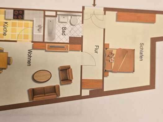 Wohnung zur Miete 300 € 2 Zimmer 58 m² frei ab sofort Roßwein Roßwein 04741