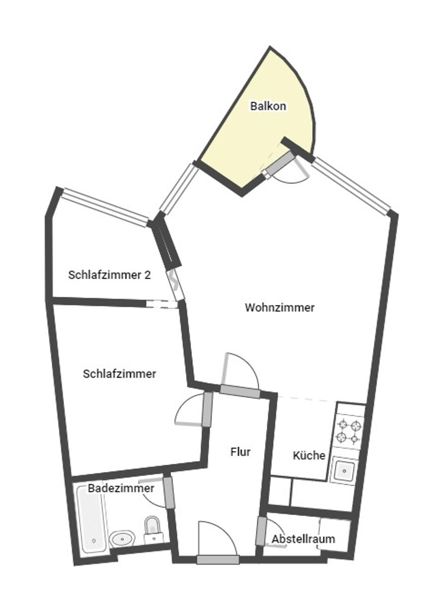 Immobilie zum Kauf als Kapitalanlage geeignet 180.000 € 2 Zimmer 52 m²<br/>Fläche Rot Stuttgart 70437