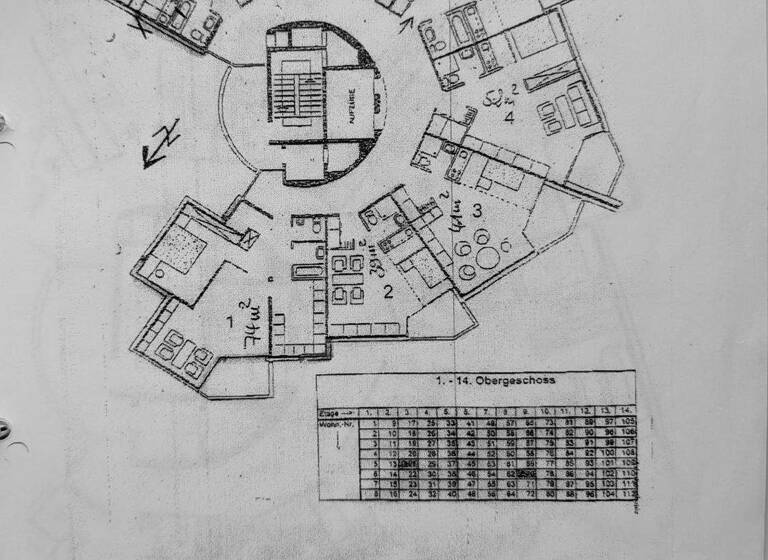 Studio zum Kauf 123.000 € 1 Zimmer 41 m² 12. Geschoss frei ab sofort Innenstadt Osnabrück 49074