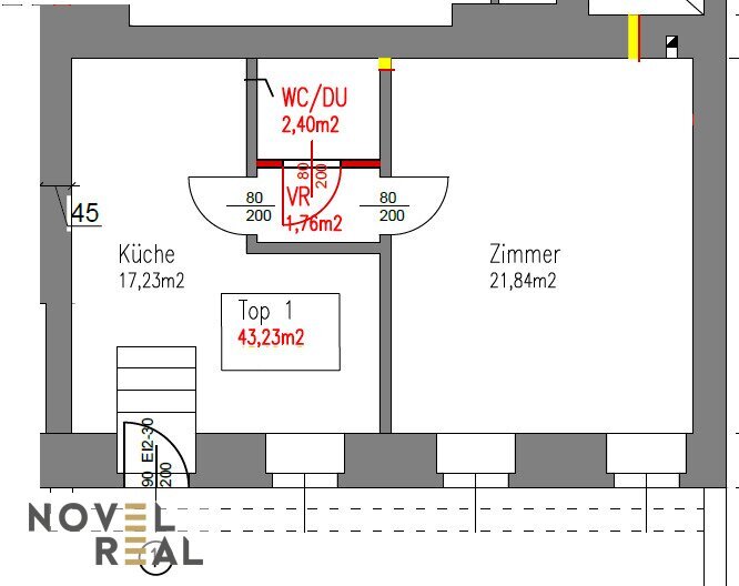 Büro-/Praxisfläche zum Kauf 169.900 € 2 Zimmer Wien 1140