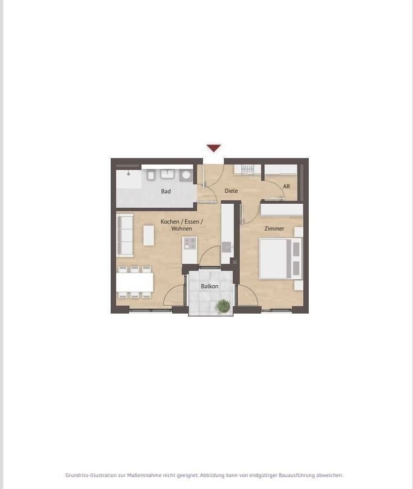 Wohnung zum Kauf provisionsfrei 437.000 € 2 Zimmer 54 m²<br/>Wohnfläche 1.<br/>Geschoss ab sofort<br/>Verfügbarkeit Rollhofener Str. 28 Laufamholz Nürnberg 90482