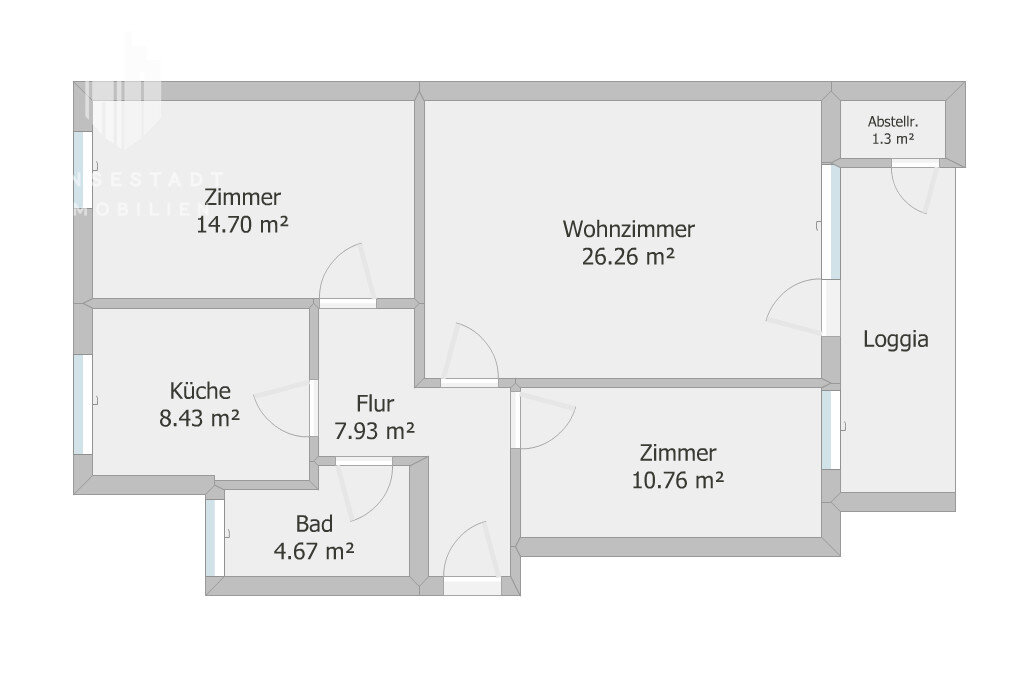 Wohnung zum Kauf 220.000 € 3 Zimmer 77 m²<br/>Wohnfläche 6.<br/>Geschoss Neu - Hagen Lüneburg 21337