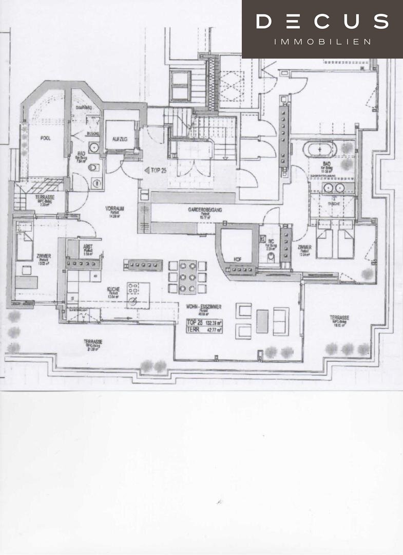 Terrassenwohnung zur Miete 3.220 € 3 Zimmer 132,4 m²<br/>Wohnfläche Wien 1020