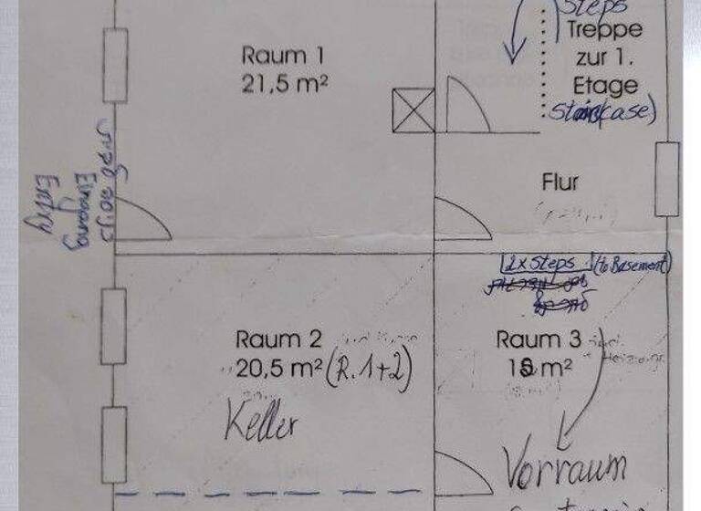 Reihenmittelhaus zur Miete 1.100 € 5 Zimmer 150 m² 100 m² Grundstück frei ab sofort Mittweida 09648