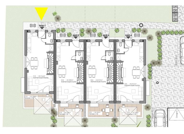 Reihenendhaus zum Kauf - Erstbezug provisionsfrei 719.500 € 3 Zimmer 100 m² 231 m² Grundstück frei ab sofort Nicklheim Raubling 83064