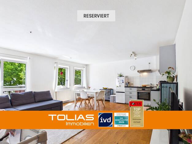 Wohnung zum Kauf 286.000 € 2 Zimmer 61,6 m² 1. Geschoss Mitte Ludwigsburg 71638