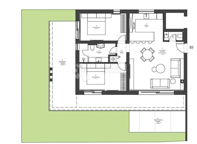 Wohnung zum Kauf 432.000 € 3 Zimmer 122 m² Nin