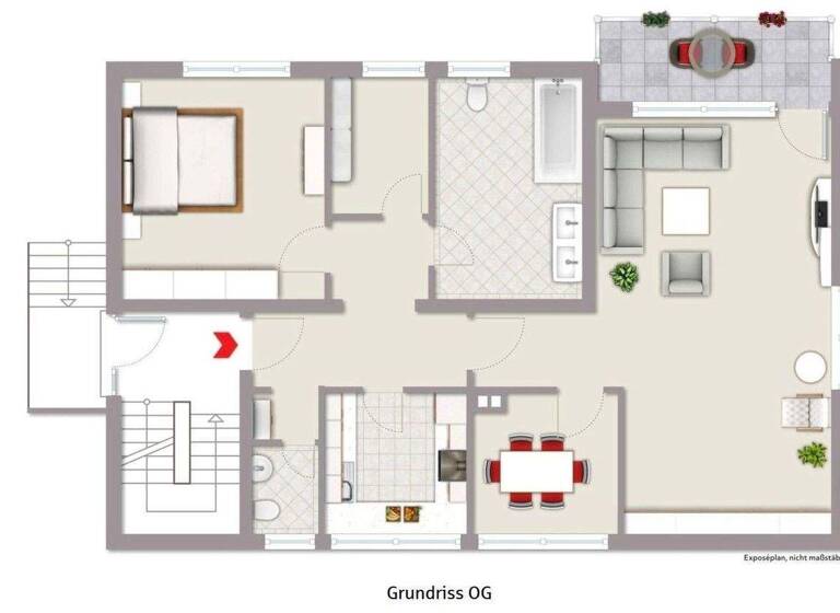 Wohnung zum Kauf provisionsfrei 269.000 € 4 Zimmer 118 m² 1. Geschoss Fellinghausen Kreuztal-Fellinghausen 57223